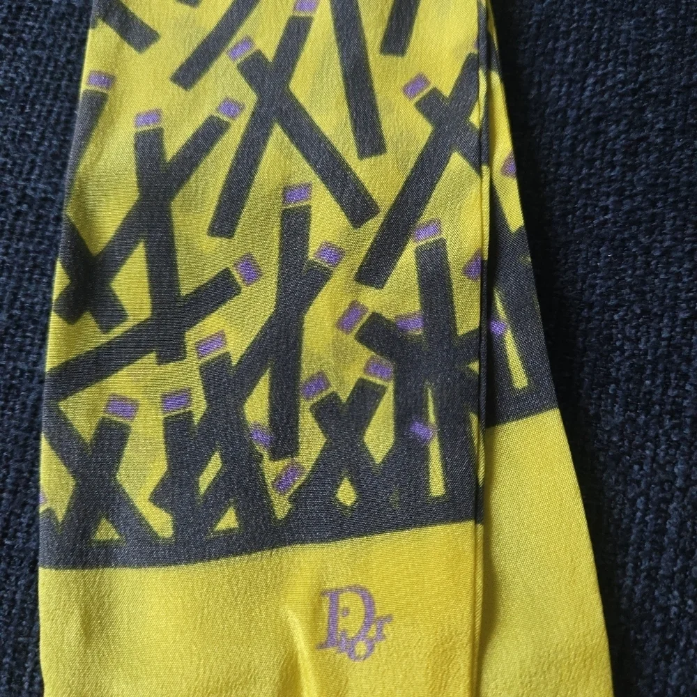Dior Vintage Silk Choker Scarf